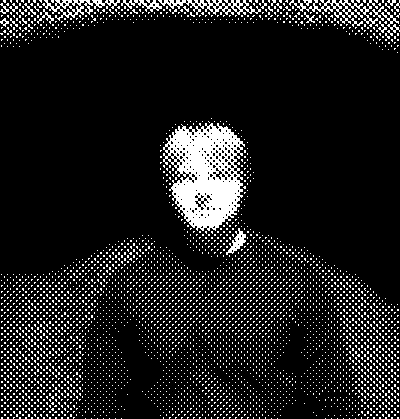 Halftone portrait of Brad Gooseman